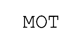Trademark Logo MOT