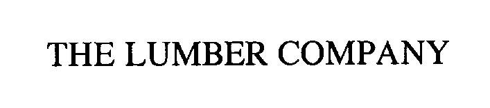 Trademark Logo THE LUMBER COMPANY