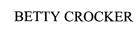 Trademark Logo BETTY CROCKER