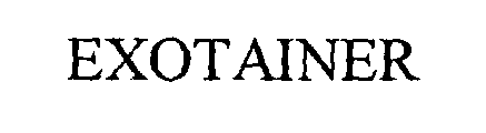 Trademark Logo EXOTAINER