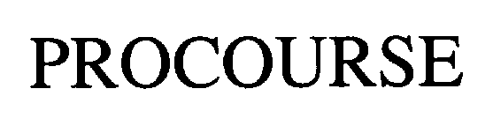 Trademark Logo PROCOURSE