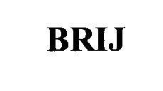 Trademark Logo BRIJ