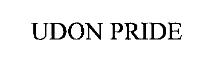 Trademark Logo UDON PRIDE