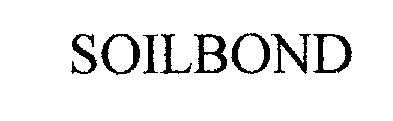 Trademark Logo SOILBOND