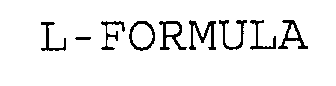 Trademark Logo L-FORMULA