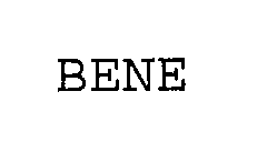 Trademark Logo BENE