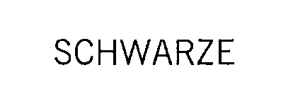 Trademark Logo SCHWARZE