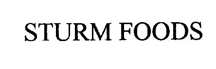 Trademark Logo STURM FOODS