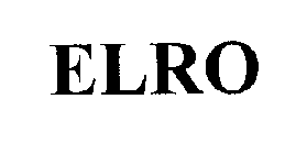 Trademark Logo ELRO