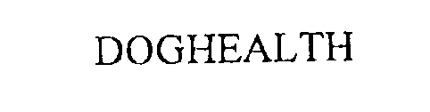 Trademark Logo DOGHEALTH