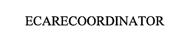 Trademark Logo ECARECOORDINATOR