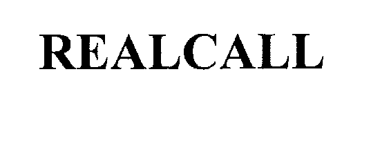 Trademark Logo REALCALL