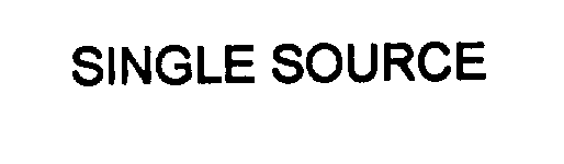 Trademark Logo SINGLE SOURCE