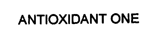 Trademark Logo ANTIOXIDANT ONE