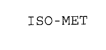 Trademark Logo ISO-MET