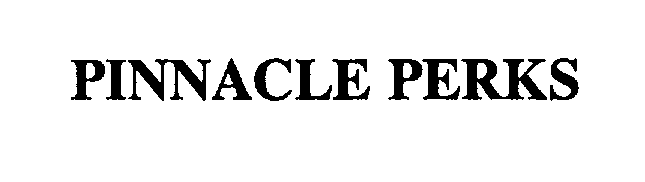 Trademark Logo PINNACLE PERKS
