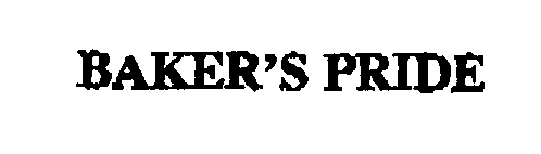 Trademark Logo BAKER'S PRIDE