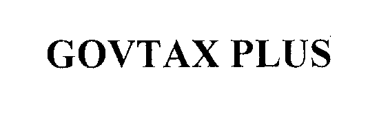 Trademark Logo GOVTAX PLUS