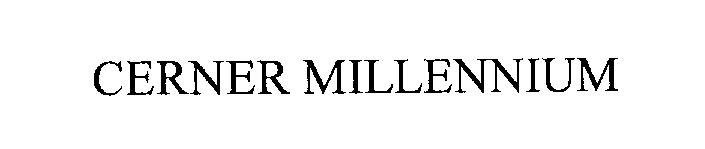 Trademark Logo CERNER MILLENNIUM