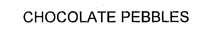 Trademark Logo CHOCOLATE PEBBLES