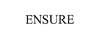 Trademark Logo ENSURE