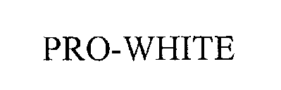 Trademark Logo PRO-WHITE
