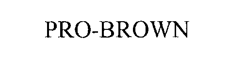  PRO-BROWN