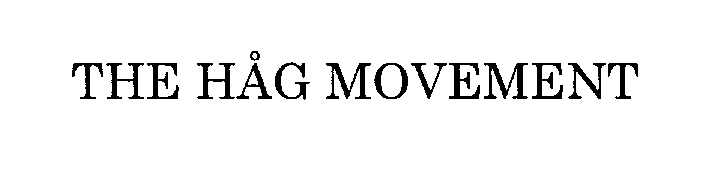 Trademark Logo THE HAG MOVEMENT
