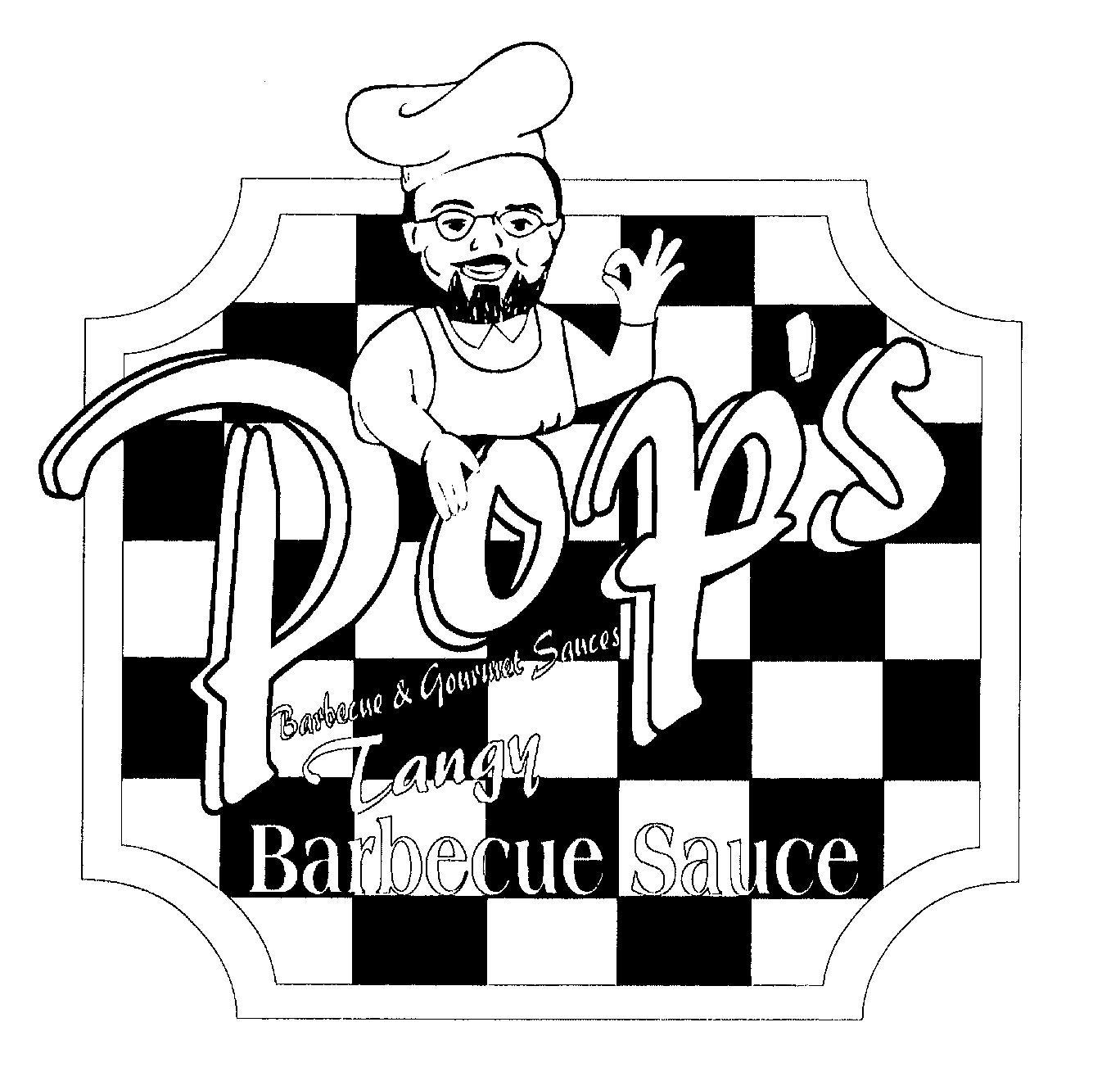  POP'S BARBECUE &amp; GOURMET SAUCES TANGY BARBECUE SAUCE