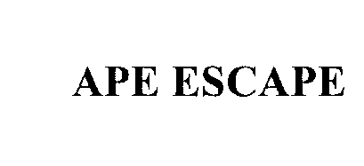 Trademark Logo APE ESCAPE