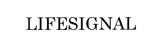 Trademark Logo LIFESIGNAL