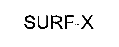 Trademark Logo SURF-X