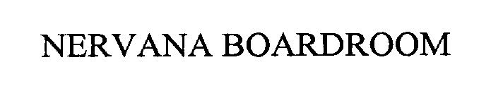 Trademark Logo NERVANA BOARDROOM