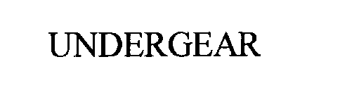 Trademark Logo UNDERGEAR