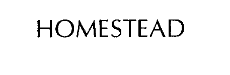 Trademark Logo HOMESTEAD
