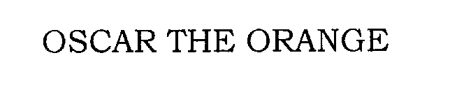 Trademark Logo OSCAR THE ORANGE