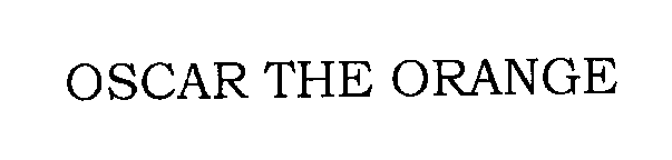 Trademark Logo OSCAR THE ORANGE