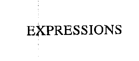 Trademark Logo EXPRESSIONS