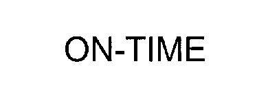 Trademark Logo ON-TIME