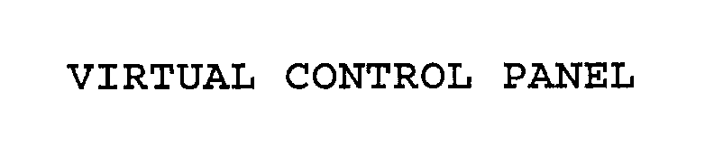  VIRTUAL CONTROL PANEL