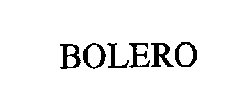 Trademark Logo BOLERO