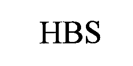 Trademark Logo HBS
