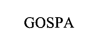 Trademark Logo GOSPA