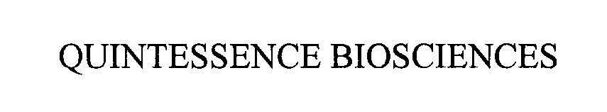 Trademark Logo QUINTESSENCE BIOSCIENCES