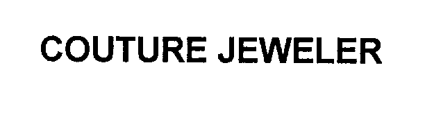 Trademark Logo COUTURE JEWELER