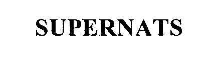 Trademark Logo SUPERNATS