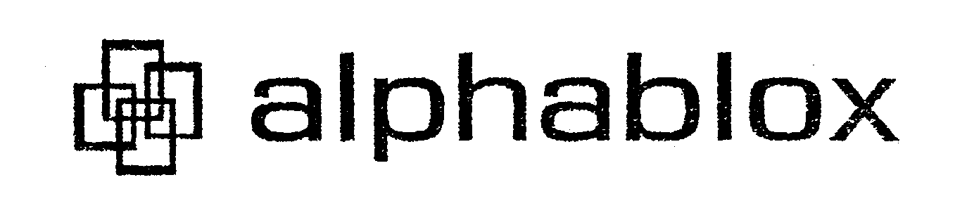 Trademark Logo ALPHABLOX