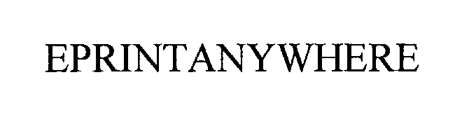 Trademark Logo EPRINTANYWHERE