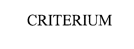Trademark Logo CRITERIUM