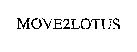 Trademark Logo MOVE2LOTUS